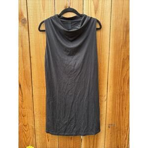 Patagonia Black Women's Size Large Sleeveless Cowl Neck Short Dress T-shirt